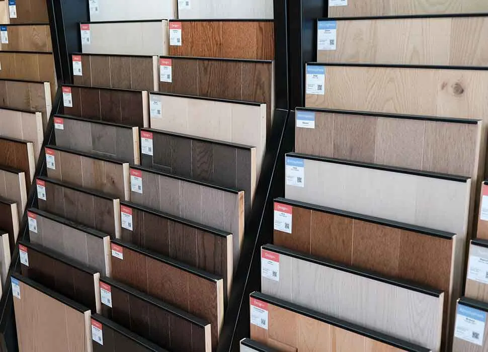 Floor product samples | Markville Flooring