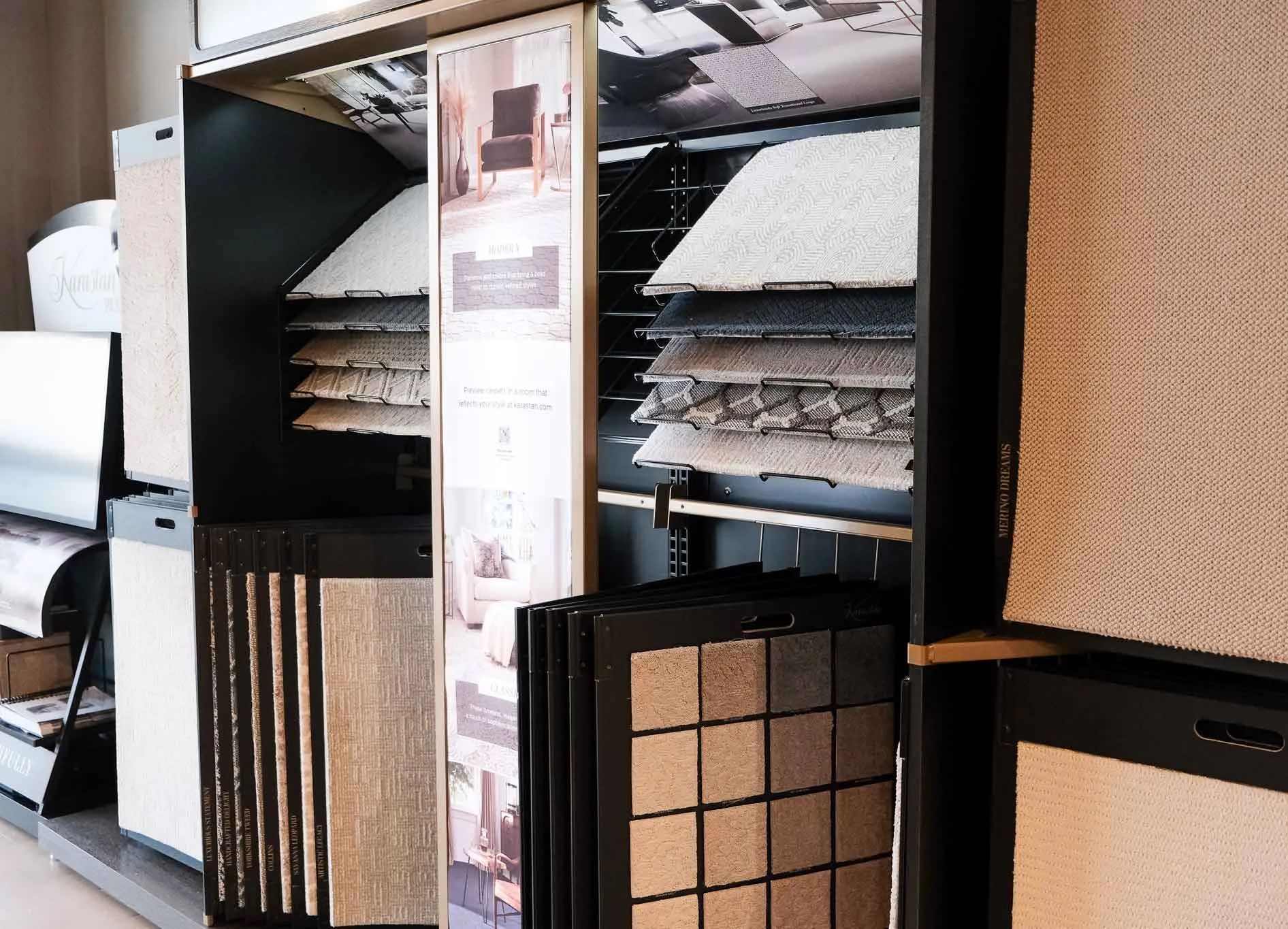 showroom Product samples at showroom | Markville Flooring