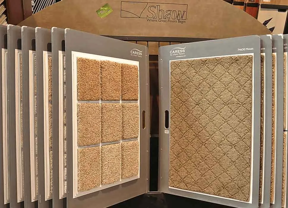 showroom Product samples at showroom | Markville Flooring