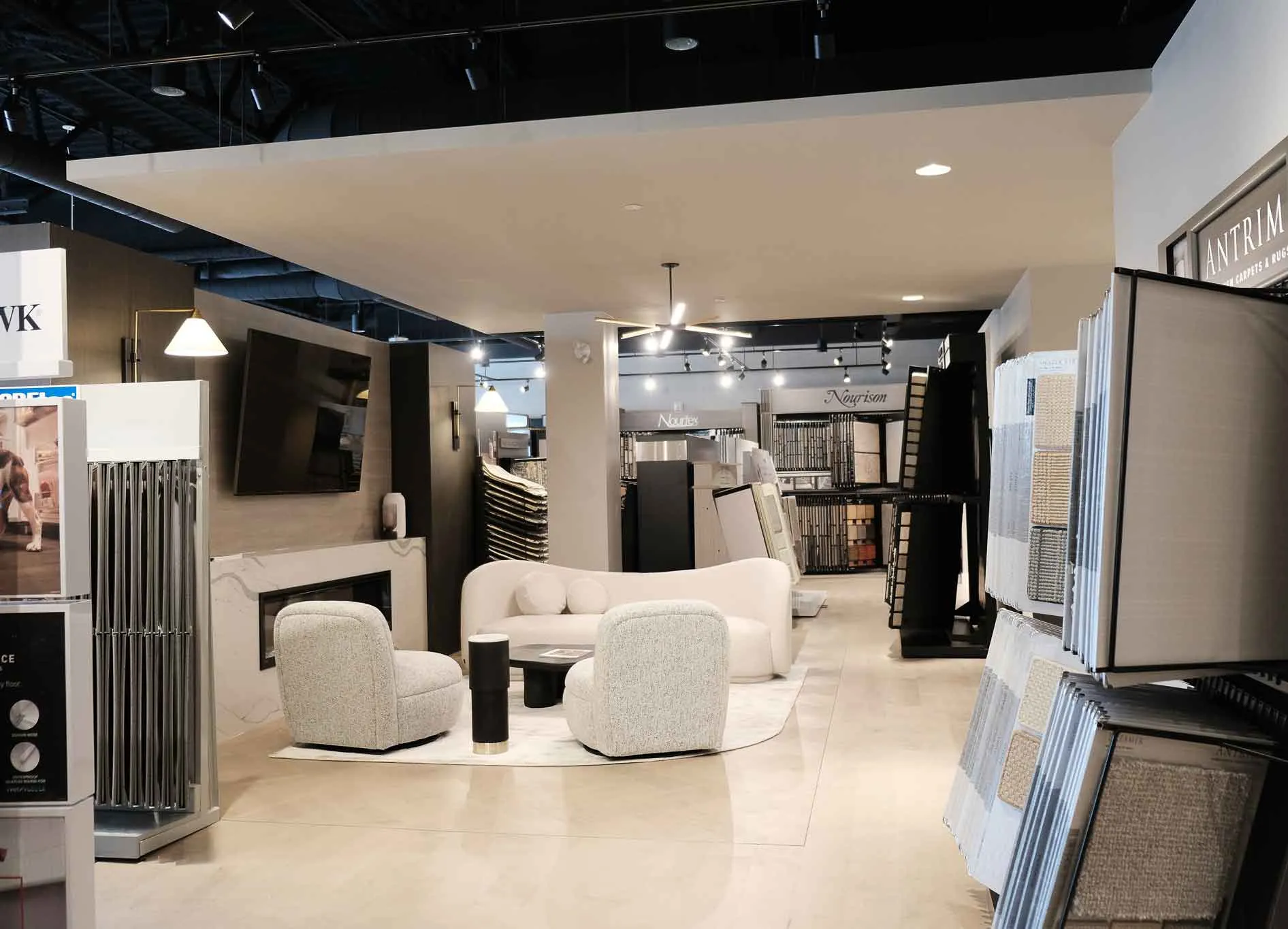 showroom Product samples at showroom | Markville Flooring